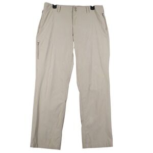 Zeroxposur Hiking Pants Mens L Tan Nylon Spandex Stretch Zipper Pockets Outdoor